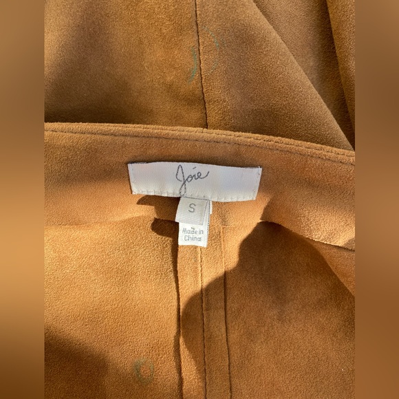 Joie Coupe Tan Goat Suede Mini Skirt Size S - Picture 4 of 13